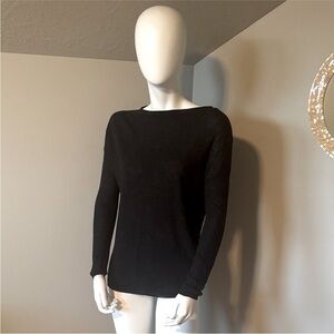 Vince Classic Black Long Sleeve Top